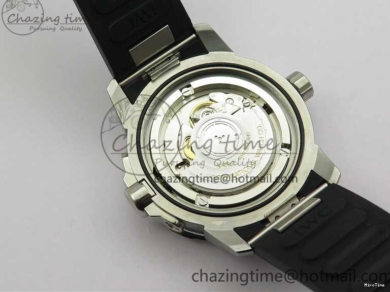 MIROTIME 0713 RelaxedFit Aquatimer Automatic IW329004 V6F 1:1 Best Edition Blue Dial on Rubber Strap MIYOTA 7095